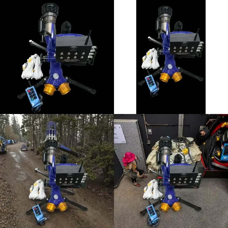 2026 JMFIRE 50L/s Remote-Controlled Aluminum Alloy Water Cannon 150m Wireless Range 120 Spray Angle 0.8Mpa Pressure
