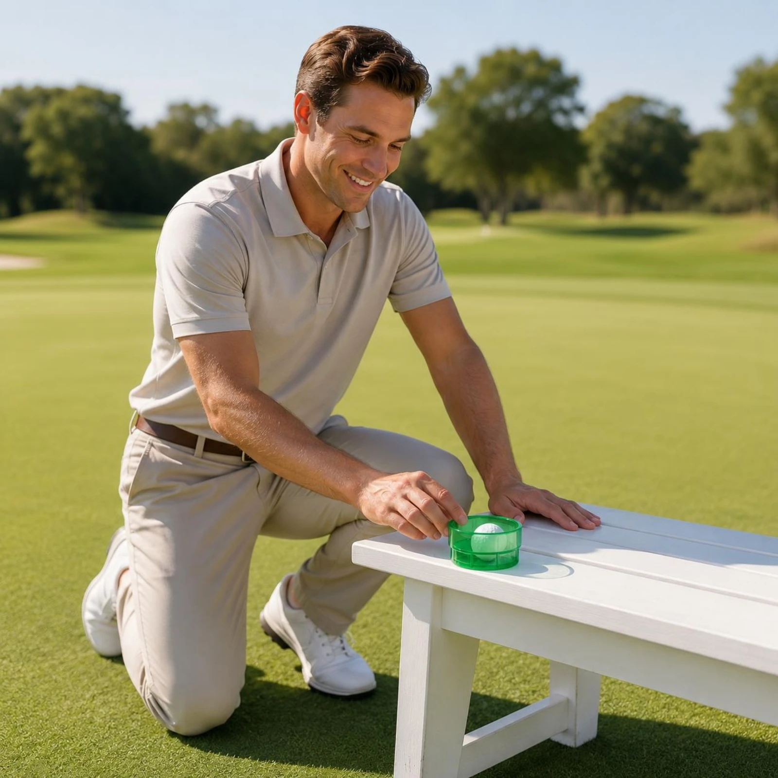 360 Degree Golf Ball Liner Easy to Use 360 Golf Line Marker Sports Accessory for Training view 4