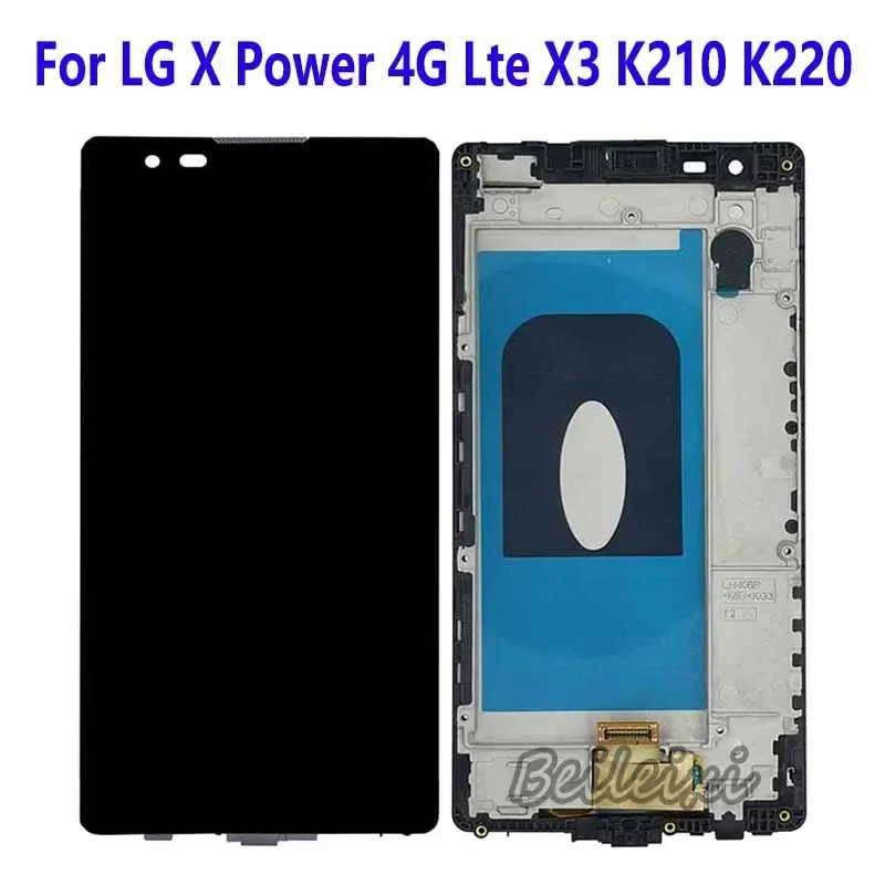 For LG X Power 4G Lte X3 K210 K220 K212 K220DSF K220DSZ F750K US610 LS755 K450 LCD Display Touch Screen Digitizer Assembly