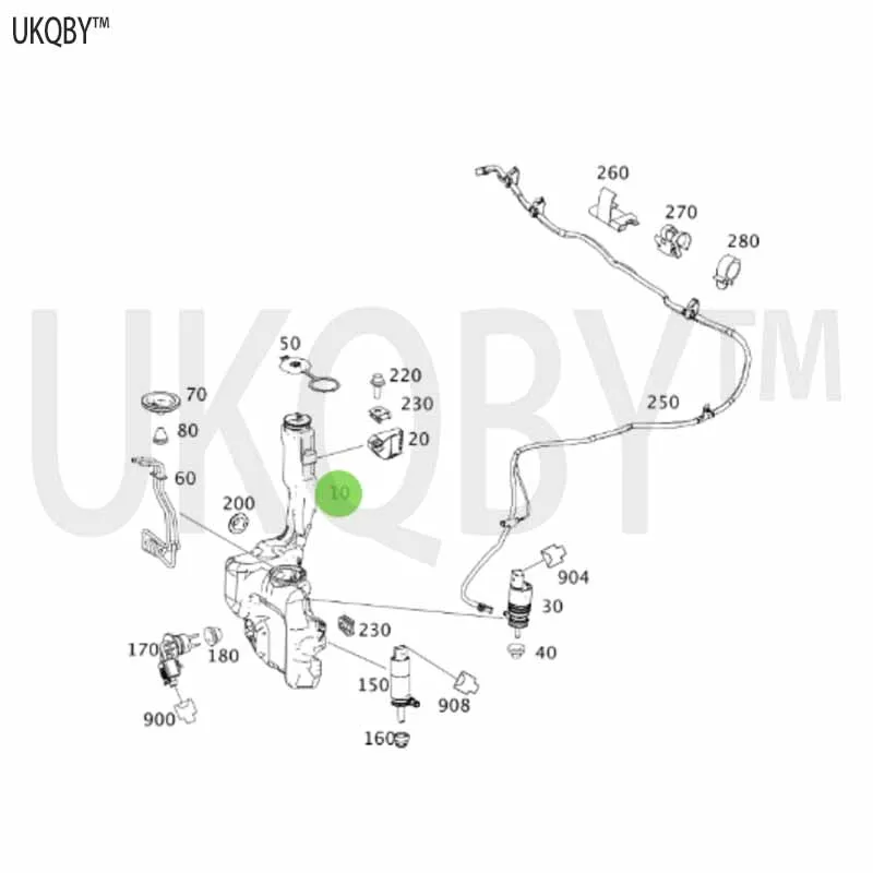 Refrigerant storage tank A2048691220 A2048690120 A2048690520 A2048691120 A2048690420 A2048691420 A2048690200 A2048690720 A204869