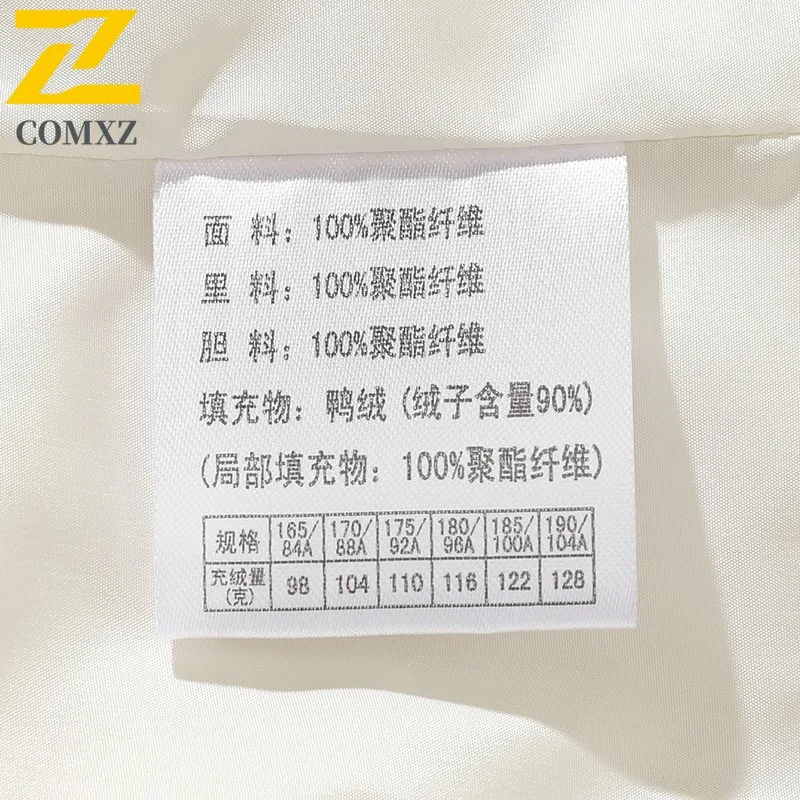 COMXZ أسفل سترة كبيرة الحجم يندبروف مقاوم للماء جودة عالية متعدد جيب الرجال معطف التزلج الباردة والدليل على الدافئة في الهواء الطلق ملابس للرجال #5