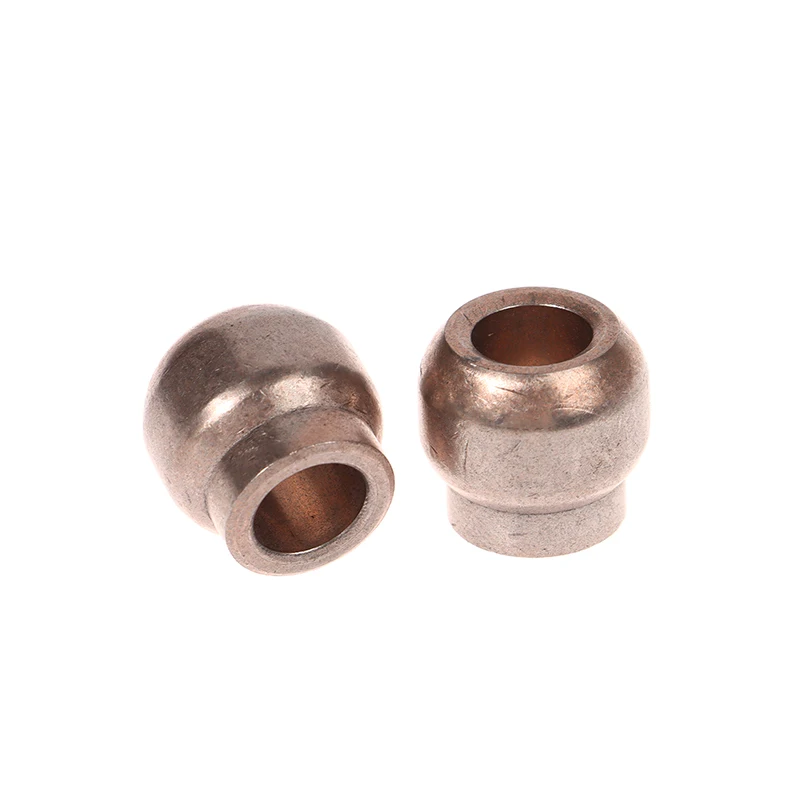 10mm Hole Shaft Iron Copper Alloy Bearing Bush 20mm Outer Spherical Washing Machine Fan Motor Slide Bushing
