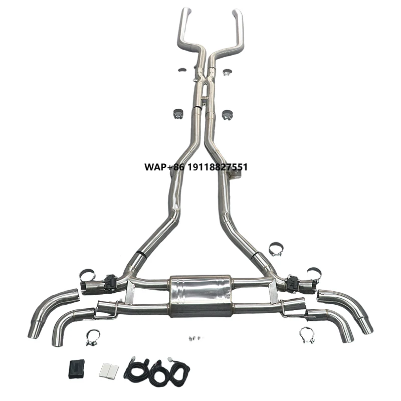 

Заводская цена, идеальная установка, звуковые выхлопные трубы Catback с клапаном для X5 G05 M50I 2019-2022