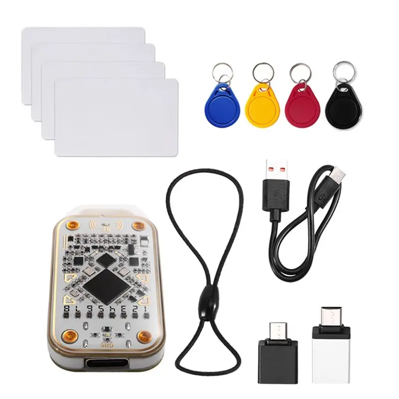 

【CYBER MONDAY】Chameleon V3.0 RFID Smart Chip Reader+ 4X UID Keychain+ 4X CUID Card 125Khz 13.56Mhz ID IC Smart Tag Copyer Copier