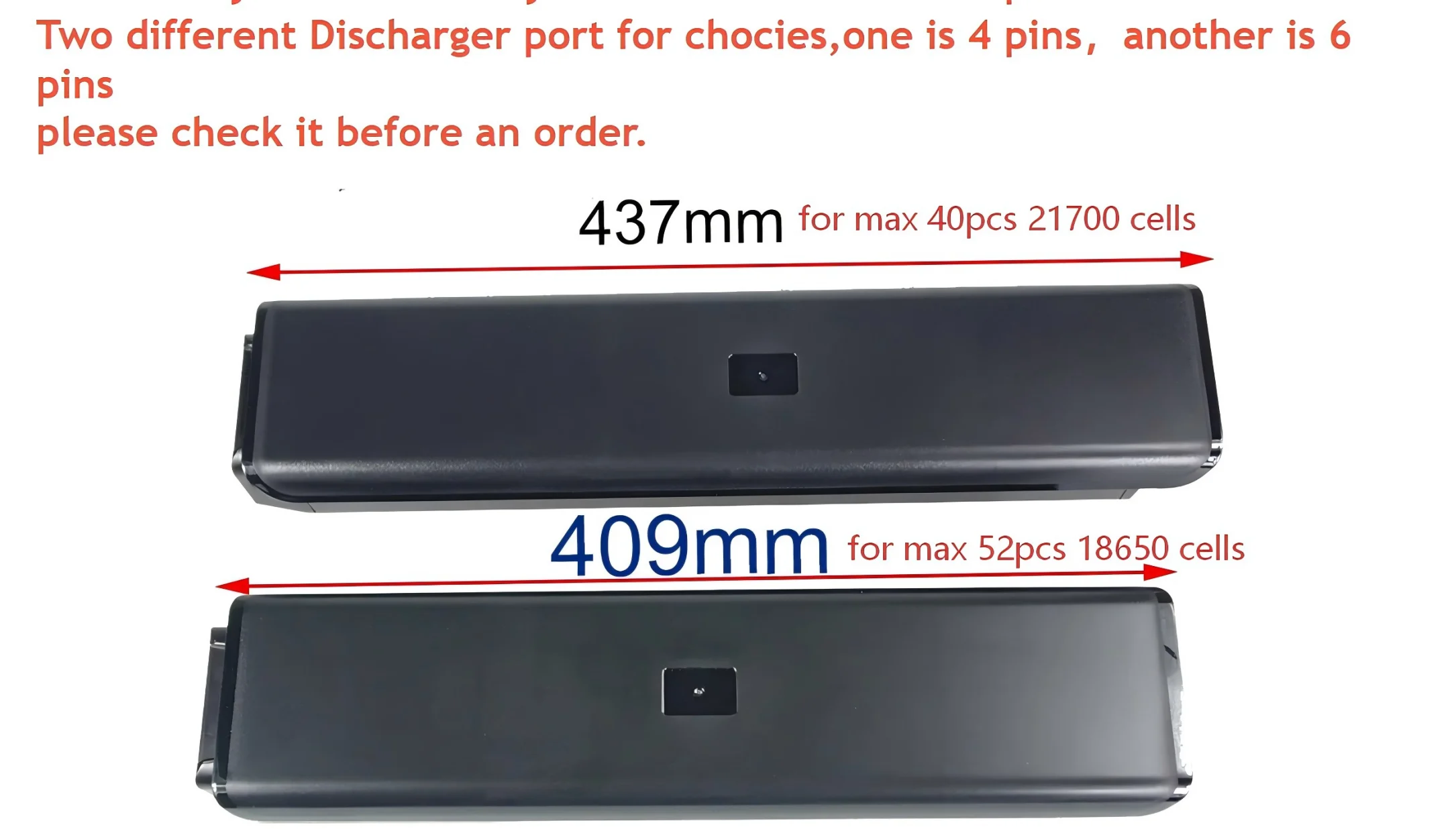 

Корпус для аккумулятора Smartmotion Ebike Frame Akku Case 36V 48V, скрытый в раме, пустой отсек для батарей, на 52 элемента 18650 и 40 элементов 21700.