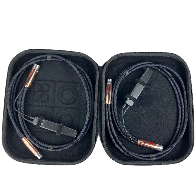 Thunderbird xlr cabo de alta fidelidade criatura mítica analógica interconexões áudio sólido psc + núcleo de cobre com plugue de cobre vermelho incluem caixa
