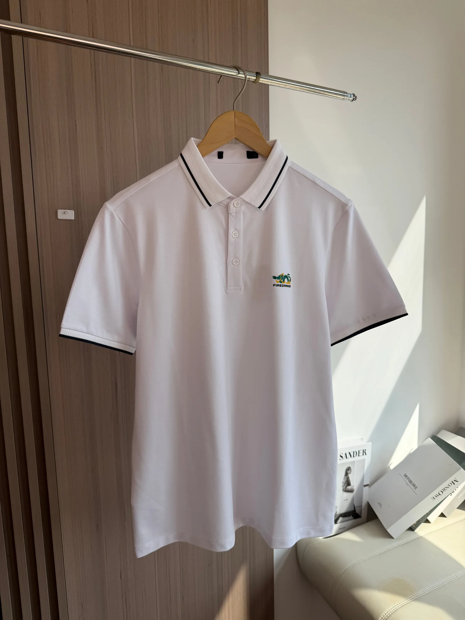 

Casual Summer Men's Shirt Short Sleeve Contrast Color Collar Breathable Fashion Urban Style Standard Fit Daily Wear