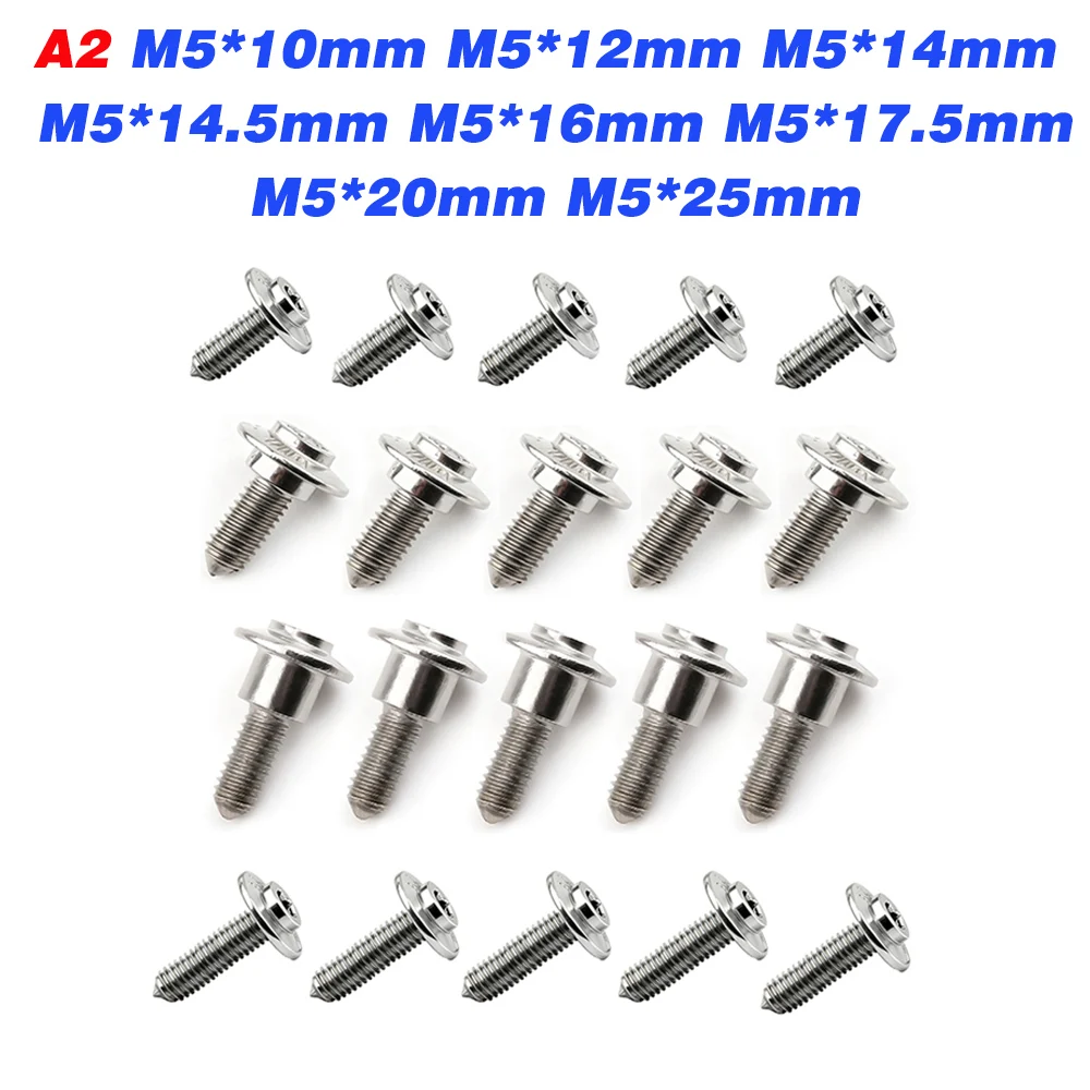 Fairing Stainless Steel Screws For R1200GS R1250GS ADV R1300GS LC R1200RT S1000RR S1000XR C650GT F900R/XR F750GS F850GS R NINE T