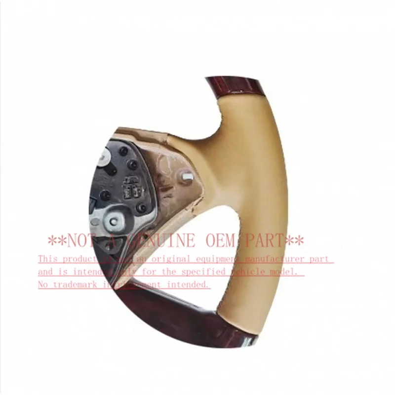For Mercedes Benz C Class E Class A Class G63 CLA GLC GLB SLK GLA AMG Peach Wood Leather Carbon Fiber Steering Wheel