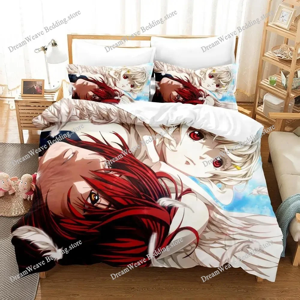

New Platinum End Bedding Set Single Twin Full Queen King Size Bed Set Adult Kid Bedroom Duvet Cover Sets 3D Anime Bed Sheet Set