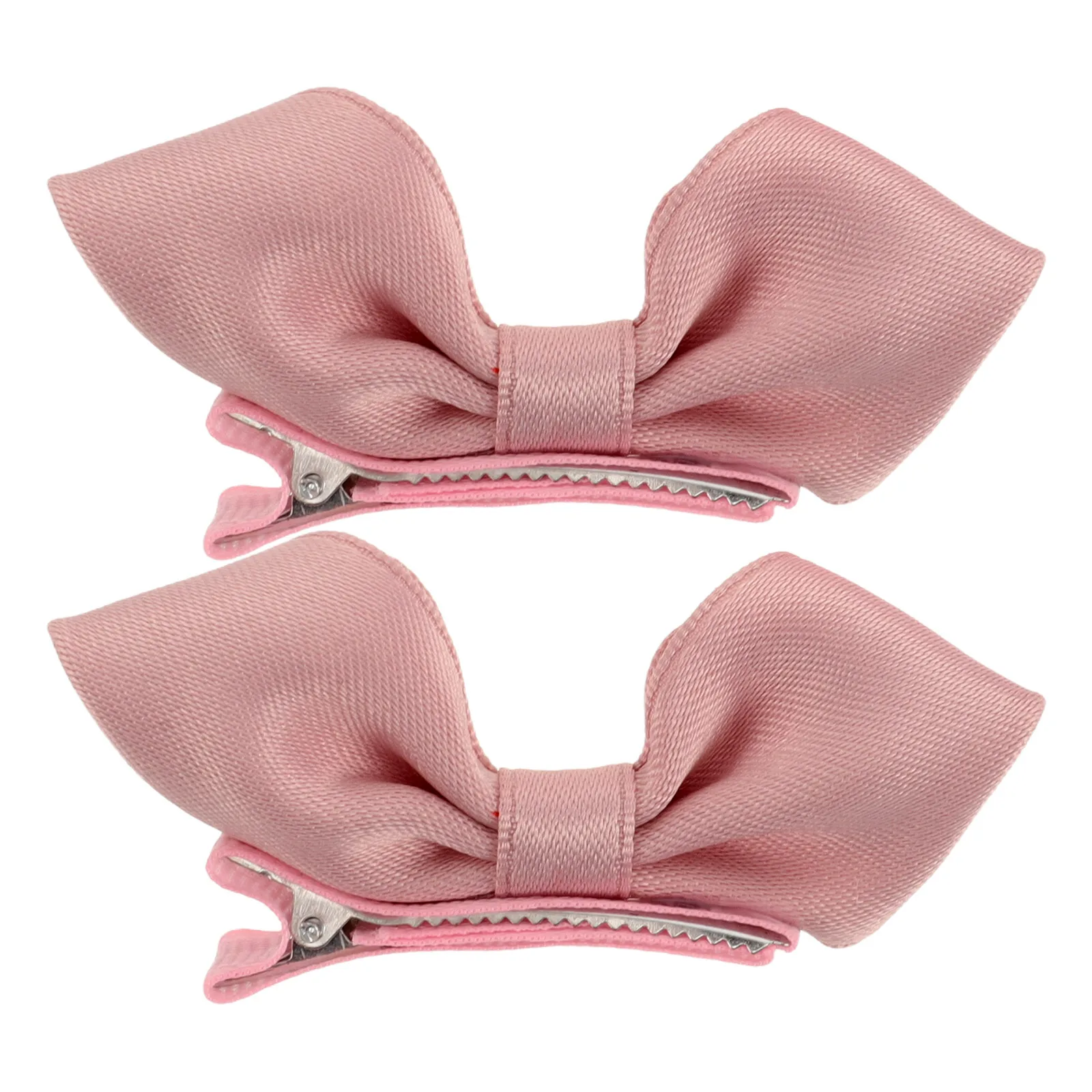 

2 Pcs Bow Headdress Clips Hairpins Girls Bows with Bowtie Fabric s Barrettes Accessories for