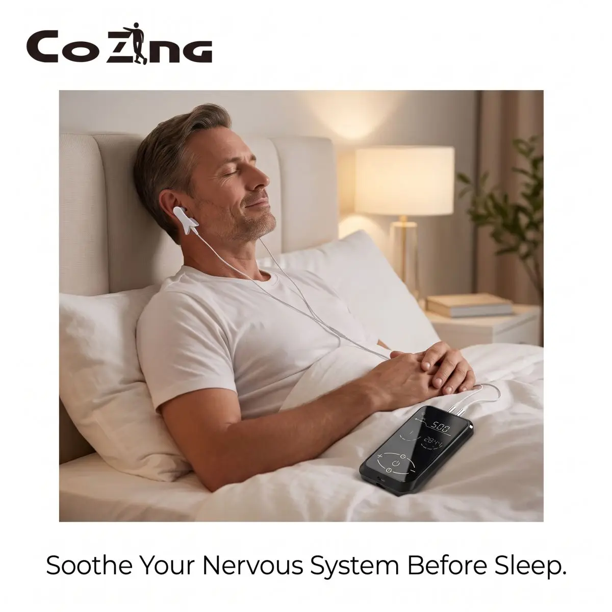 Sleeping-aid Device CES Ear-clip Vagus Nerve Stimulator, Portable Physical Therapy for Insomnia Sleep Aid Depression Anxiety