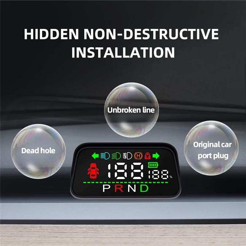 

Car Head-Up Smart Display Air Code Meter LCD Instrument HUD Car Replacement Spare Parts Accessories For Tesla Model 3 Y