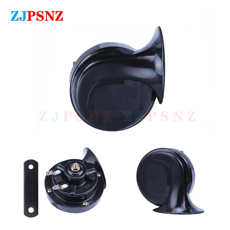 Snail Horn 12V 24V 48V 60V 72V 410Hz 510Hz Electric Air Horn For Car Motorcycle Scooter Truck e-Bike Waterproof Horn Super Sound