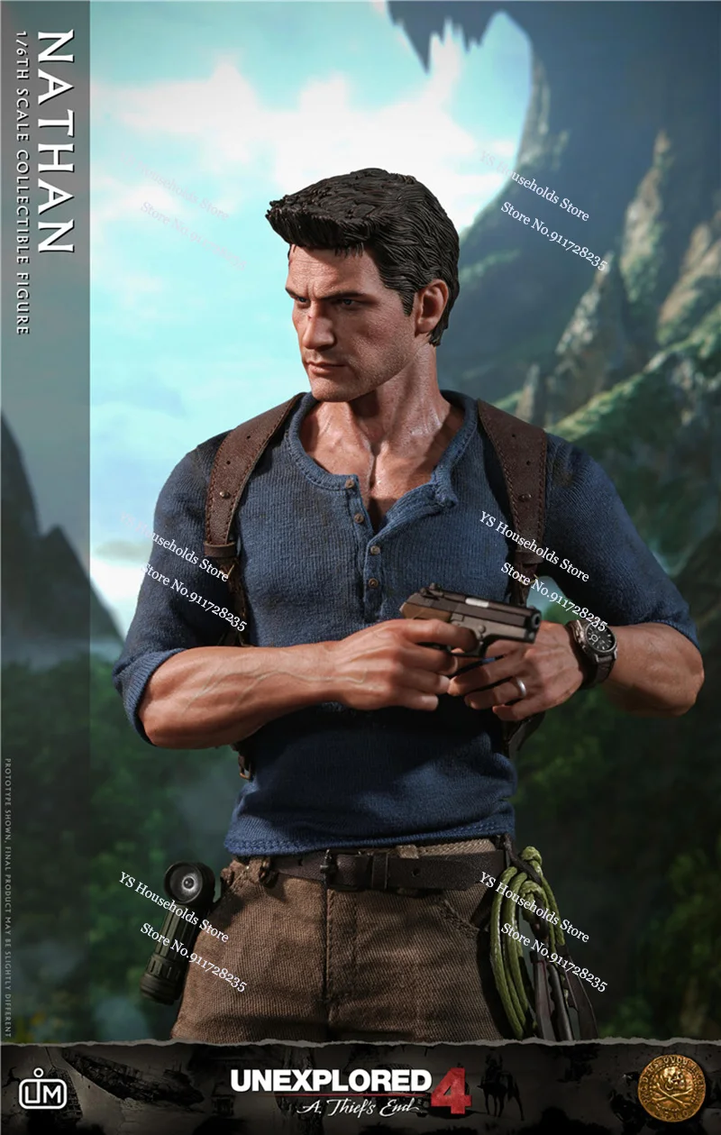 Limtoys LIM012 1/6 Nathan Collectible Action Figure Unexplored Sea Area ภาพยนตร์ Original ที่ละเอียดอ่อนของเล่น 12 "ชุดทหาร