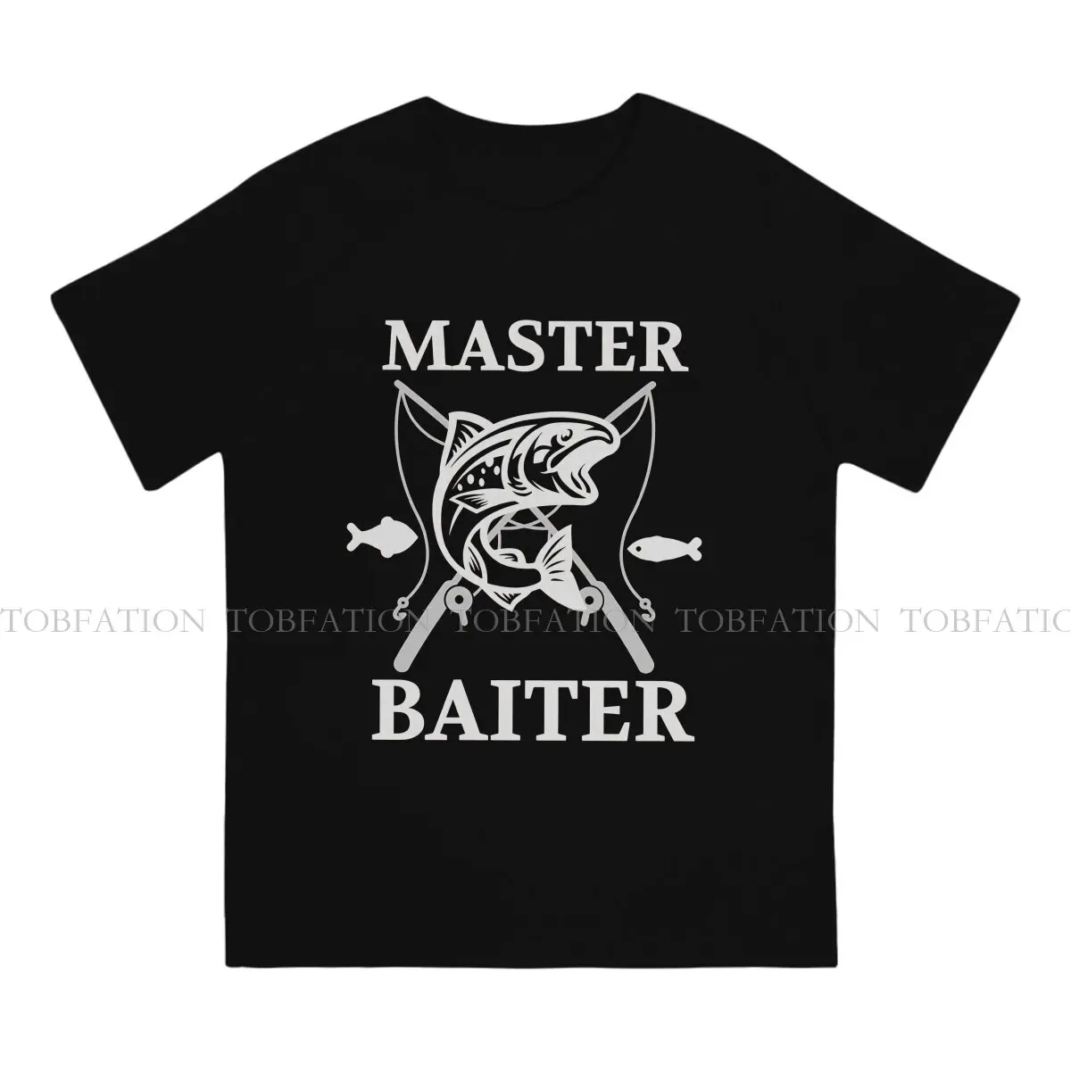 Fisherman Fishing Master Baiter T Shirt Grunge Men's Tees Summer Cotton Clothing Harajuku Crewneck TShirt