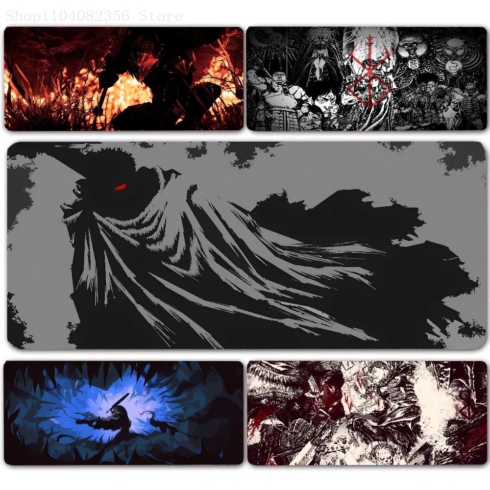 

Guts Sword In Berserk Mat Berserk Guts Gamer Gaming Mouse Pad Computer Accessories Big Keyboard Laptop Padmouse Speed Desk