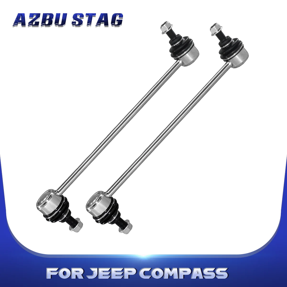 AzbuStag 2Pcs Front Sway Bar Link for JEEP COMPASS PATRIOT DODGE	AVENGER CALIBER CHRYSLER SEBRING 200  2007 2008 2009 2010-2017