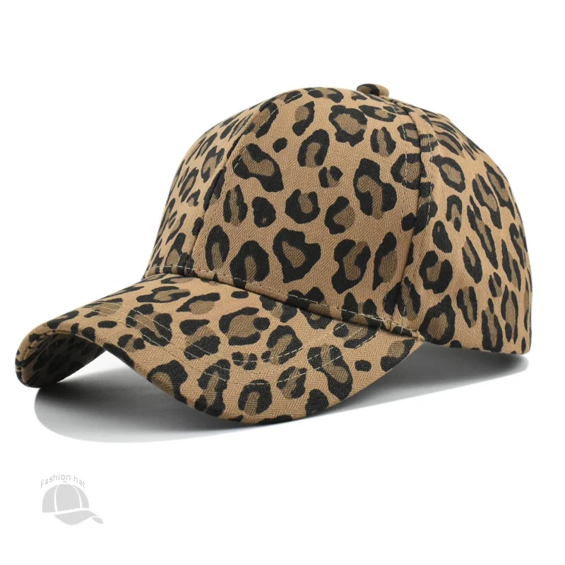 New fashion men and women leopard print baseball cap outdoor sun-proof fashion all-match ins peaked hat