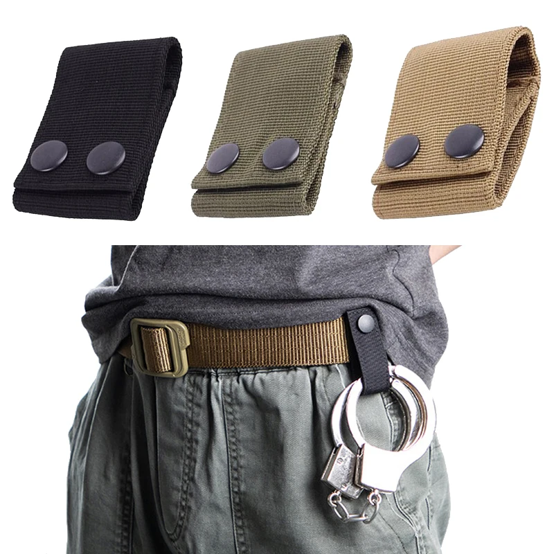 

Универсальный чехол для наручников, портативные наручники, ремешок для ремня, быстросъемный защитный чехол с застежкой-застежкой, поясная вешалка, аксессуары