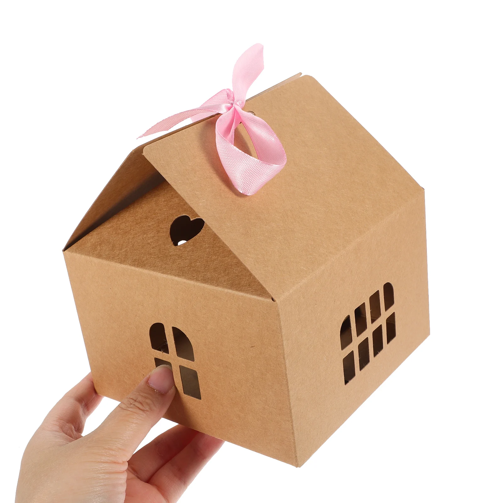 

12pcs Candy Holders Gift Small Gift Party Favor Case Boxes Light Brown Small Case Packaging Container Favor Party Decor Holiday