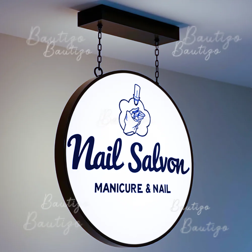 Custom Acrylic Signs Led Light Sign Home Business Logo Outdoor Wall Signage Neon Letters Luminous Metal Bright Advertising Box