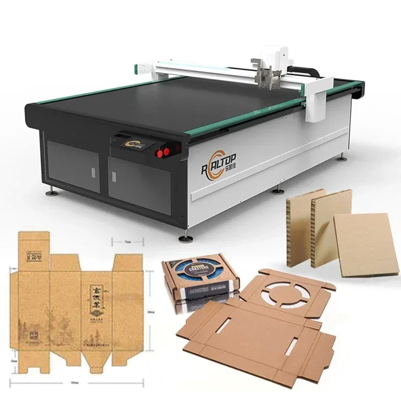 Corrugated Cardboard oscillating knife cutting machine automatic Carton proofing machine Corrugated board cutting t le