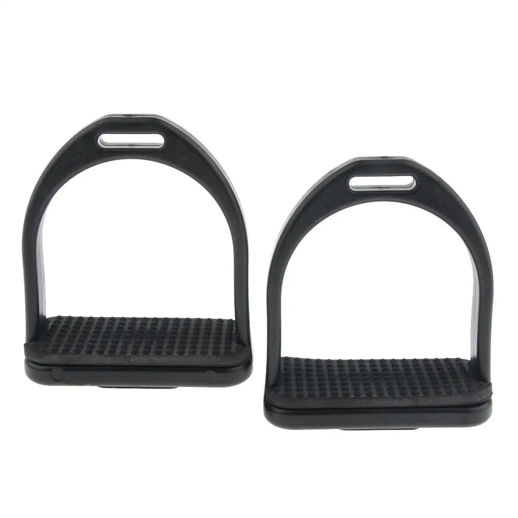 Durable Safety Stirrups Plastic Equestrian Riding Accessories for Children Adult Horses Stable Racing Saddle