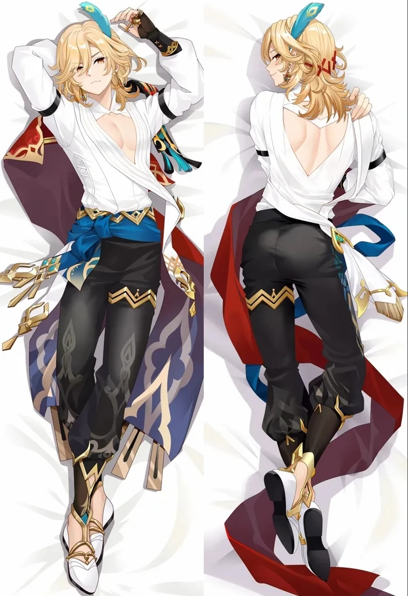 

Game Impact Kaveh Cosplay Подушка «Dakimakura» чехол обнимающее тело Prop