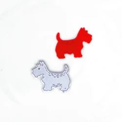 Mini Dog Frame Letter Metal Cutting Die Animal Mold Cut Die Decorating Scrapbook Paper Craft Knife Mould Blade Punch Stencil Die