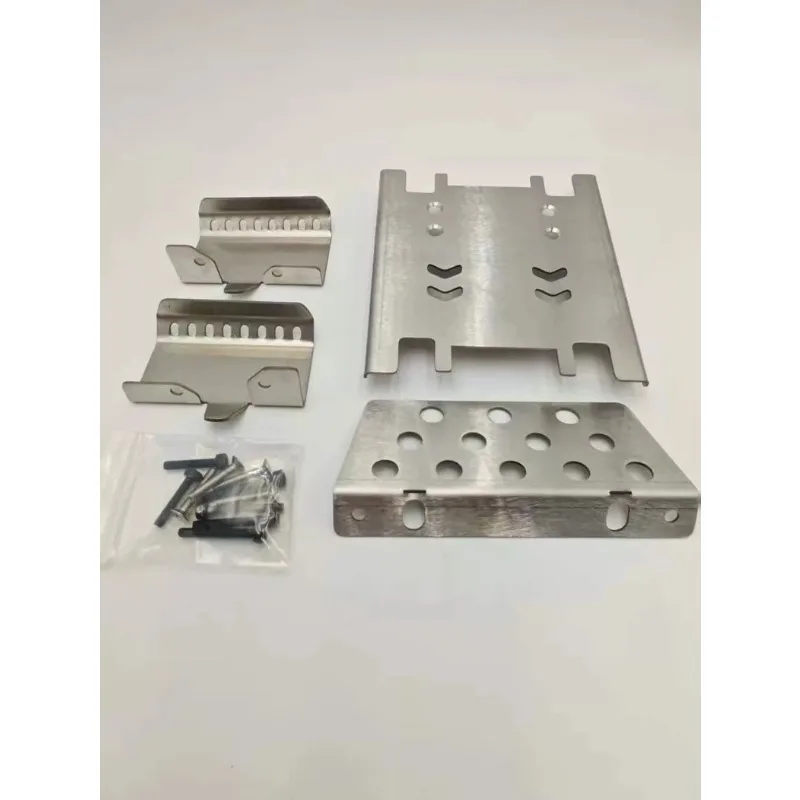 Upgrade Metal Armor Kit for CK5812 1/7 RC Crawler Off-Road Vehicle Protective Skid Plate Chassis Guard Non-Destructive Install