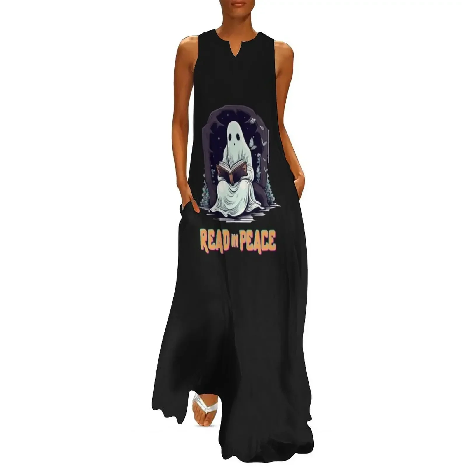 

Read in Peace Strawberry Field Reading Ghost Classic Long Dress dress summer dress daily Elegant gowns