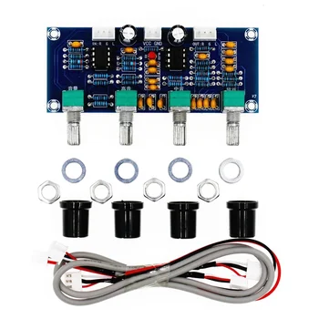 XH-A901 DC12V-24V 톤 보드 프리앰프, 트레블 베이스 볼륨 조절, 프리앰프 톤 컨트롤러, 앰프 보드용, NE5532 