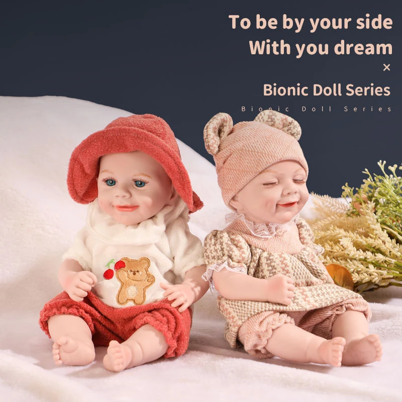 ตุ๊กตาไวนิลขนาด33ซม. ข้อต่อเคลื่อนย้ายได้น่ารักสำหรับเด็กและเสื้อผ้าสามารถแต่งตัว DIY สำหรับสาวๆของเล่น kado ulang tahun ได้