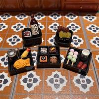 5Pcs/set Dollhouse Simulation Japanese Cuisine Food Model Miniature Kitchen Accessories Kids Pretend Play Toys Ornaments Gifts