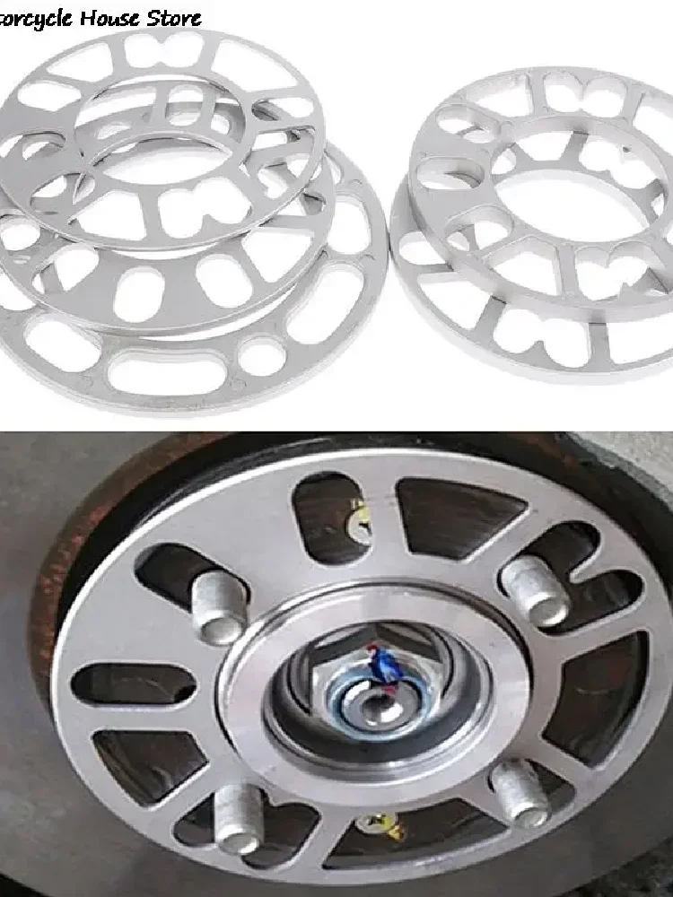 Entretoises de roue de voiture en alliage d'aluminium de 3-10 mm - Accessoires de plaque de cales réglables