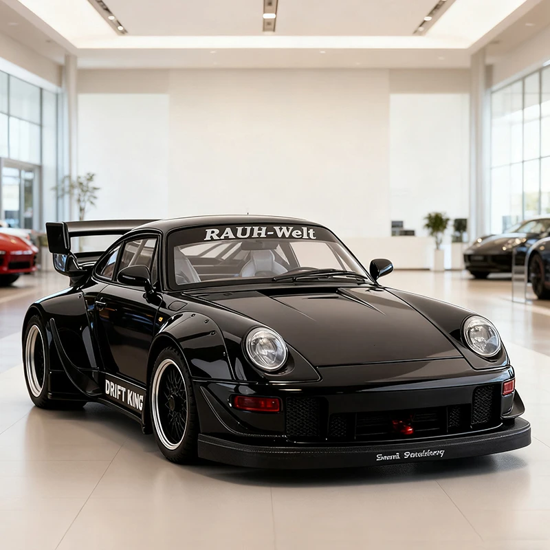 1:22 993 RWB 911 Supercar Legierung Modell Auto Spielzeug Druck Druck Metall Casting Sound und Licht Auto Spielzeug für Kinder Fahrzeug