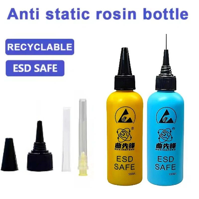 

Anti-static solvent bottle 100ML prevents side leakage, used for dissolving glue, lubricating oil, and repair tools. ...