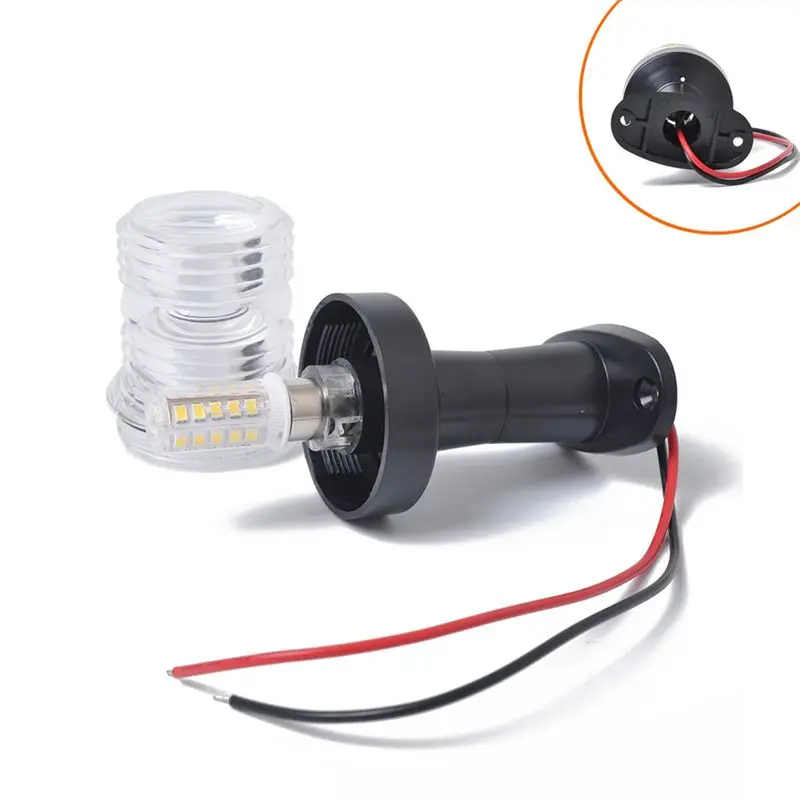 12V Ring Lamp Marine All-Round Anchor Stern Light Navigation Signal Indicator Light Boat Sailing Light LED Navigation Light