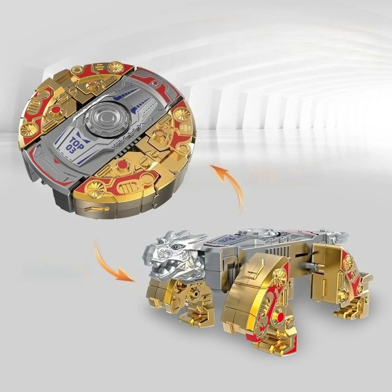 2 في 1 ديناصور ميكا عربة تحويل تململ سبينر ABS اليد سبينر EDC الإبداعية الإجهاد الإغاثة لعب الكبار ألعاب متململة #2