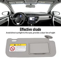 Parasol derecho de repuesto, visera frontal derecha 7431002G40B0, parasol gris para el lado del pasajero, accesorios interiores