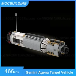 MOC Building Blocks Gemini Agena Target Vehicle Mini Scale Model Space Educational Assemble Bricks Display Toys Gifts 466PCS