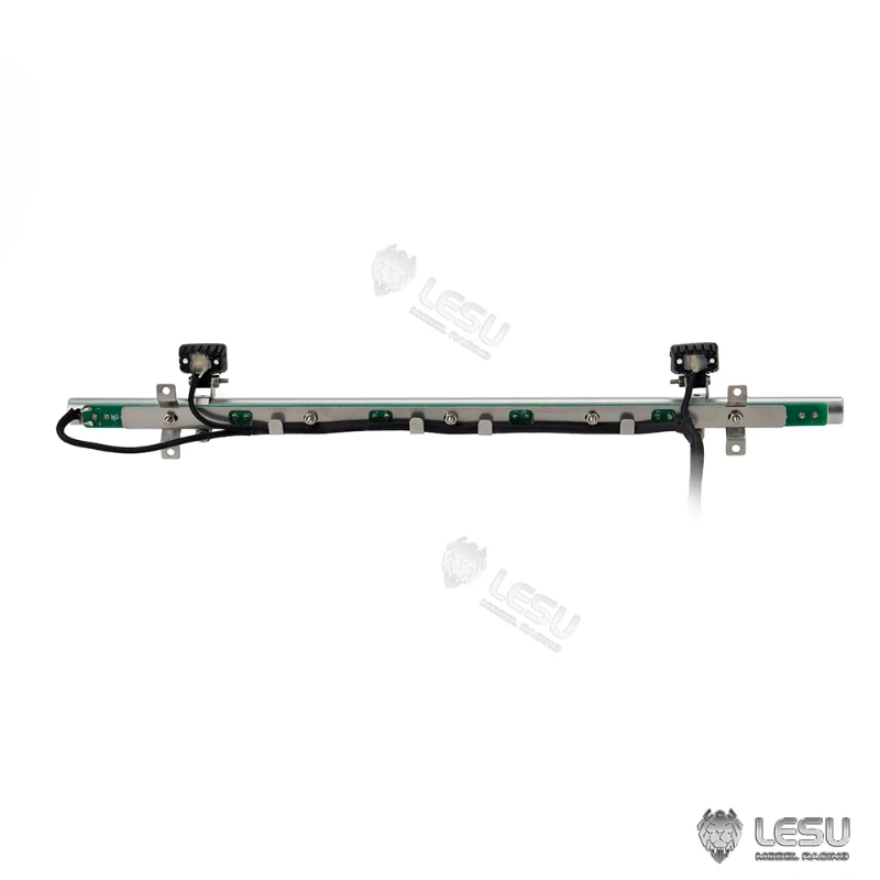 LESU LED Spotlight Hoog Plafond Top Light Pole S-1321 Upgrade Voor 1/14 Tamiya RC Vrachtwagen Tractor R470 R620 DIY Speelgoed Auto Model Onderdelen