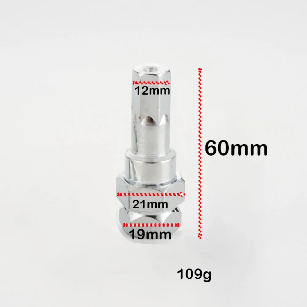 Chrome Plated Wheel Lug Nut Socket Adapter Durable Universal Hex Socket Wrench Anti-Rust Rim Lug Nut Lock Removal Wheel Repair