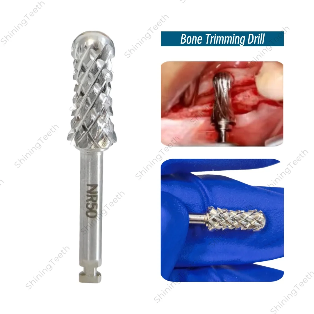

Dental Alveolar Ridge Reduction Contouring Bur Bone Trimmer Drill for Implant Sculpting Shaping Lab Tool