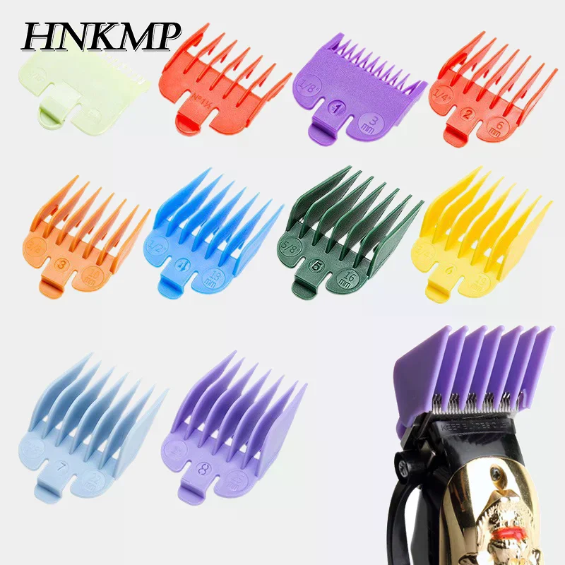 2/3/4/8/10Pcs Universal Men Hair Clipper Limit Comb Salon Barber Cutting Guide Replacement Attachment Hair Trimmer Styling Tool