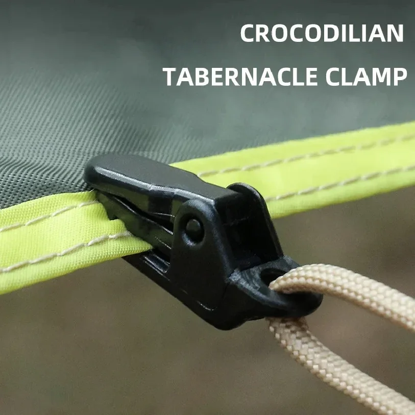 

5/10Pcs Awning Clamp Tarp Clips Snap Hangers Tent Camping Survival Tighten Tool for Outdoor Camp Hike