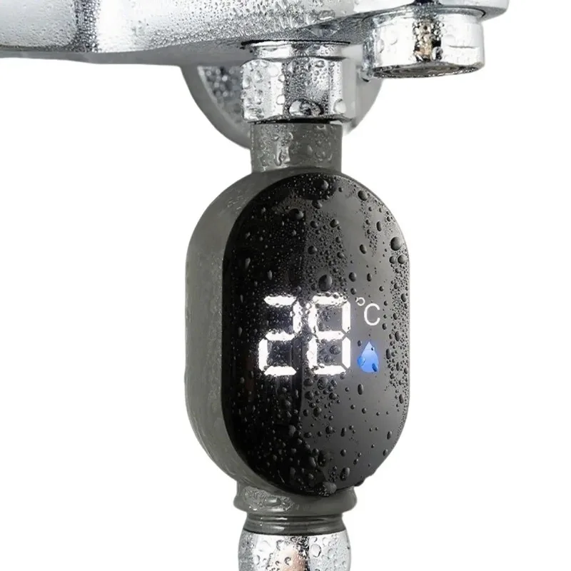 LED-Digital-Duschtemperaturanzeige, wasserdichter intelligenter Monitor für Babybad, Badezimmer, präzise, ​​sicher, automatische Abschaltung, langlebig