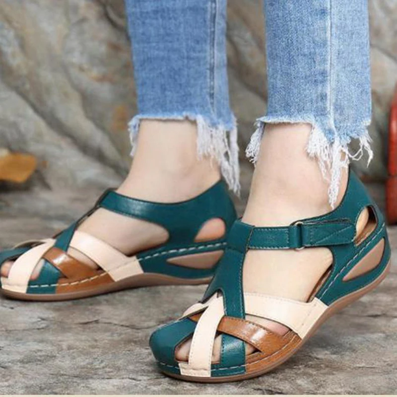Sport Close Toe Sandals Summe Shoes Wear-resistant Non-slip Multipurpose For Home Office School Wearing