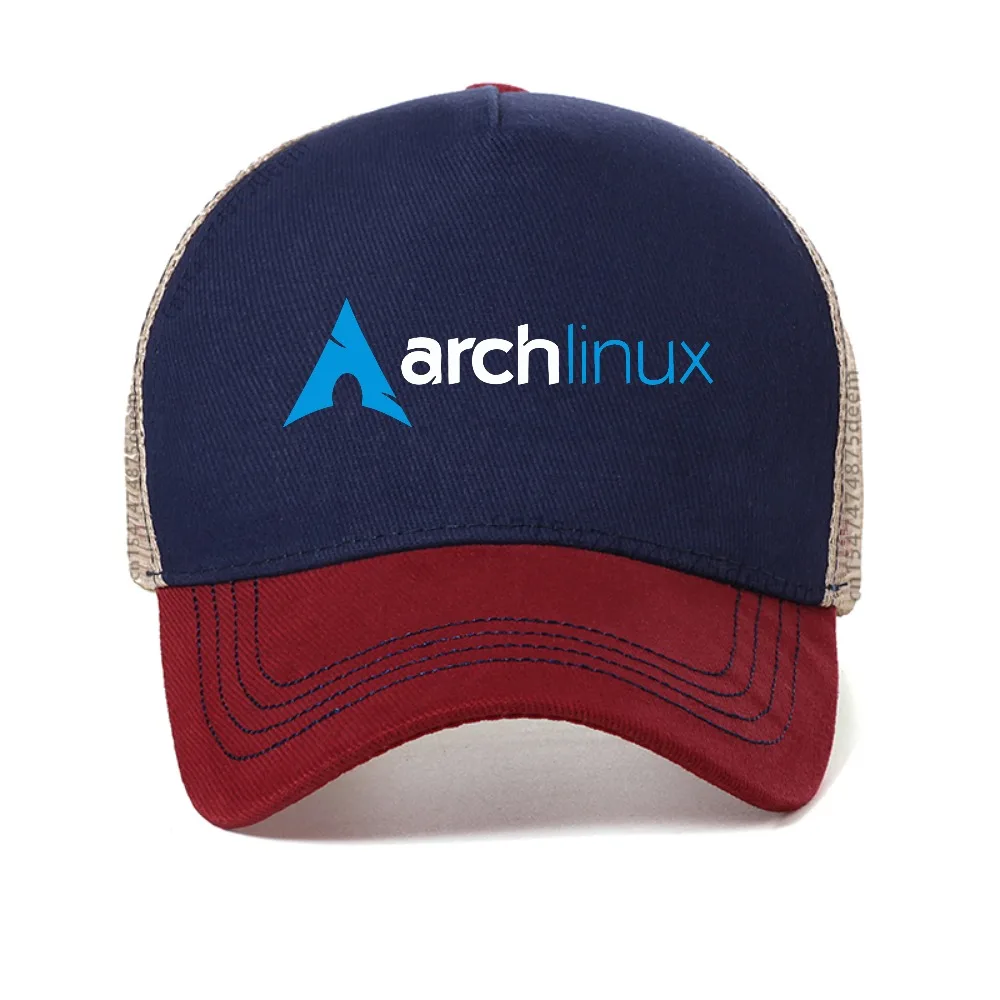 

Arch Linux Logo Print baseball cap adjustable demin Cap Lightweight Golf Hat mesh Baseball Cap For Men